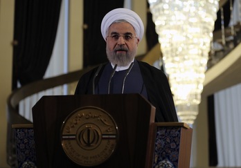 El presidente de Irán, Hassan Rohani. (Atta KENARE / AFP)