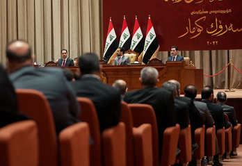 Imagen de archivo de una sesión del Parlamento iraquí. 